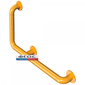 Поручень вертикальный угловой "Антибак" 600 х 350 миллиметров - fgospostavki.ru - Балашиха