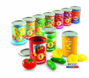 Набор для счета от 1 до 10 "Консервы" - fgospostavki.ru - Балашиха