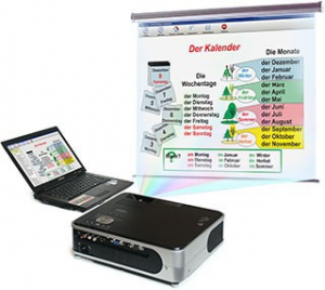 Диск с электронными плакатами, презентациями (электронный учебник) по немецкому языку 52 темы - fgospostavki.ru - Балашиха