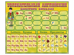 Комплект оборудования "Английский алфавит" с комплектом тематических магнитов - fgospostavki.ru - Балашиха