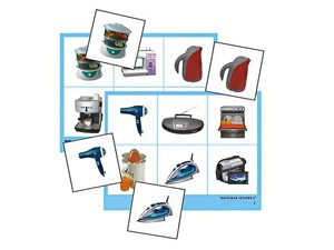 Логопедическое лото "Бытовая техника" (4 планшета, 24 карточки, цветное, ламинированное) - fgospostavki.ru - Балашиха