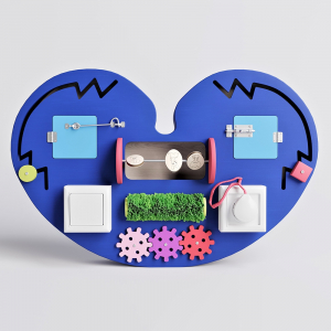 Бизиборд «Большое синее сердце» - fgospostavki.ru - Балашиха