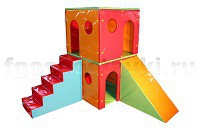 Домик игровой двухэтажный (комплект) - fgospostavki.ru - Балашиха