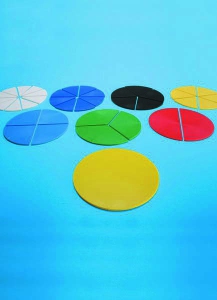 Набор пластин для представления дробей в виде кругов - fgospostavki.ru - Балашиха