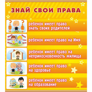 Стенд "Знай свои права" - fgospostavki.ru - Балашиха