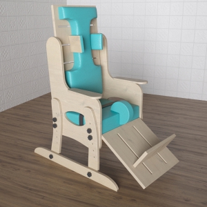 Стул для ребенка с ОВЗ с регулируемой подножкой «Адаптация» №2 - fgospostavki.ru - Балашиха