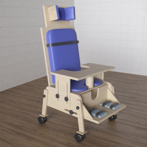 Стул для ребенка с ОВЗ «Новые горизонты» №3 со столешницей фиолетовый - fgospostavki.ru - Балашиха