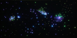 Настенный фиброоптический ковер "Млечный путь" 200х100, 450 точек - fgospostavki.ru - Балашиха