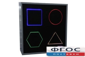 Интерактивная панель «Цветные фигуры 4» (вариант 3) - fgospostavki.ru - Балашиха
