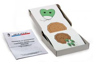 Модель-аппликация "Размножение одноклеточной водоросли" (набор из 11 карт) - fgospostavki.ru - Балашиха