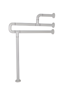 Поручень напольно-настенный с антибактериальным покрытием (белый) - fgospostavki.ru - Балашиха