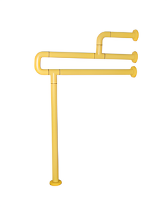 Поручень напольно-настенный с антибактериальным покрытием (желтый) - fgospostavki.ru - Балашиха