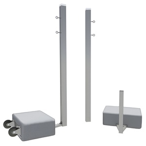 Бадминтонные стойки мобильные (с противовесами, на колесах) - fgospostavki.ru - Балашиха