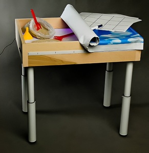 Игровой набор для экспериментов с песком "Песочница" (напольный, бук) - fgospostavki.ru - Балашиха