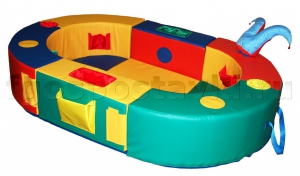 Манеж овальный 180х120х25 сантиметров - fgospostavki.ru - Балашиха