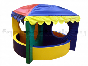 Сухой бассейн-трансформер "Карусель" 6 элементов с шариками - fgospostavki.ru - Балашиха