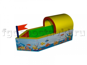 Сухой бассейн "Кораблик" с шелкографией - fgospostavki.ru - Балашиха