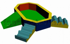 Манеж 180х120х30 см  (с приставными элементами) - fgospostavki.ru - Балашиха