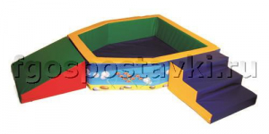 Сухой бассейн "Морская крепость" 1,5х1,2 метра - fgospostavki.ru - Балашиха