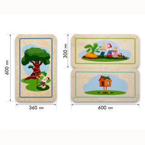 Набор стеновых панелей «Мир сказки - У Лукоморья» - fgospostavki.ru - Балашиха