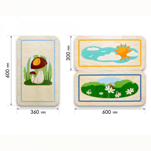 Набор стеновых панелей «Природа нашего края - Прогулка» - fgospostavki.ru - Балашиха