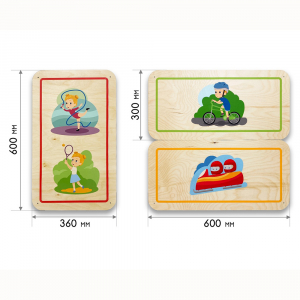 Набор стеновых панелей «Спорт - Движение-жизнь» - fgospostavki.ru - Балашиха