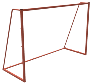 Ворота для минифутбола (2 штуки, без сетки) - fgospostavki.ru - Балашиха