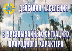 Комплект плакатов "Действия населения в ЧС природного характера" - fgospostavki.ru - Балашиха