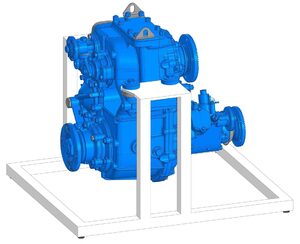 Учебное оборудование «Раздаточная коробка с коробкой отбора мощности в разрезе грузового автомобиля КамАЗ» - fgospostavki.ru - Балашиха