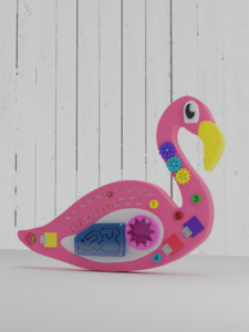 Бизиборд «Розовый фламинго» - fgospostavki.ru - Балашиха