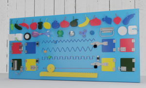 Бизиборд «Фрукты и овощи» - fgospostavki.ru - Балашиха