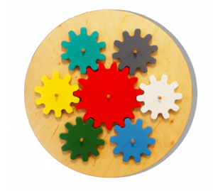 Бизиборд «Цветные шестеренки» - fgospostavki.ru - Балашиха