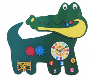 Бизиборд «Зеленый крокодил» - fgospostavki.ru - Балашиха