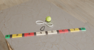 Мяч-маятник и планка для отбивания с цифрами - fgospostavki.ru - Балашиха