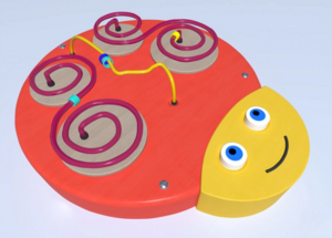 Настенный игровой элемент в виде головы гусеницы - fgospostavki.ru - Балашиха