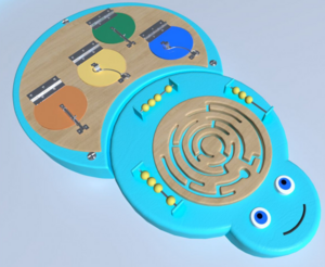 Настенный игровой элемент «Гусеница» - fgospostavki.ru - Балашиха