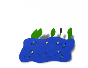 Тактильно-развивающая панель «Пруд» - fgospostavki.ru - Балашиха