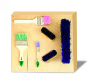 Тактильно-развивающая панель с мягкими кисточками - fgospostavki.ru - Балашиха