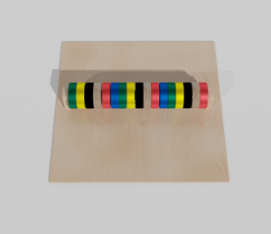 Тактильно-развивающая панель с разноцветными кругами - fgospostavki.ru - Балашиха