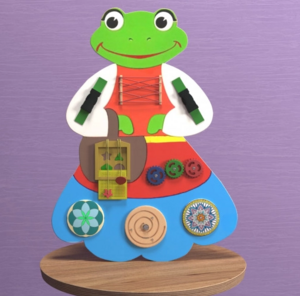 Бизиборд «Лягушка» - fgospostavki.ru - Балашиха