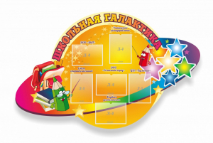 Стенд "Школьная галактика" резной стенд - fgospostavki.ru - Балашиха
