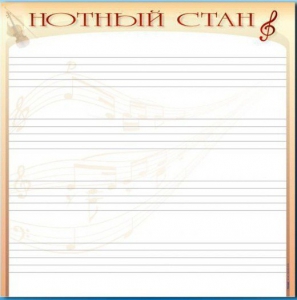 Доска магнитно-маркерная "Нотный стан" - fgospostavki.ru - Балашиха