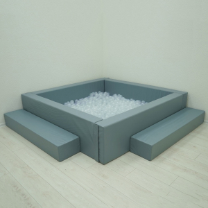 Сухой бассейн с шариками и RGB-подсветкой 140х140 см - fgospostavki.ru - Балашиха