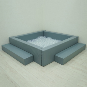 Сухой бассейн с шариками и RGB-подсветкой 190х190 см - fgospostavki.ru - Балашиха