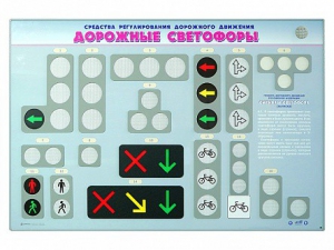 Базовый комплект светового оборудования "Дорожные светофоры" с сенсорным беспроводным пультом дистанционного управления - fgospostavki.ru - Балашиха