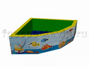 Бассейн угловой с шелкографией - fgospostavki.ru - Балашиха