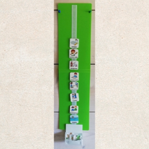 ВЕРТИКАЛЬНОЕ ВИЗУАЛЬНОЕ РАСПИСАНИЕ с ячейкой для сделанных дел - fgospostavki.ru - Балашиха