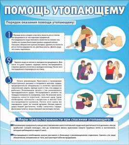 Стенд "Помощь утопающему" - fgospostavki.ru - Балашиха