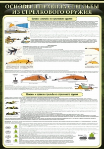Стенд "Основные правила стрельбы из стрелкового оружия" - fgospostavki.ru - Балашиха