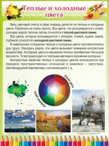 Стенд "Теплые и холодные цвета" - fgospostavki.ru - Балашиха